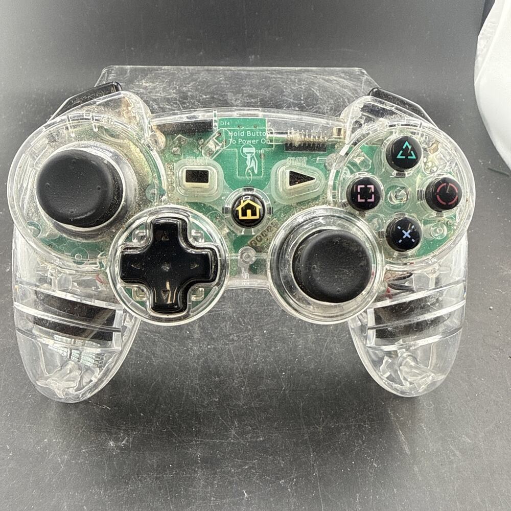 PDP Afterglow AP.2 Clear Wireless Controller Sony PS3 PlayStation 3 Untested